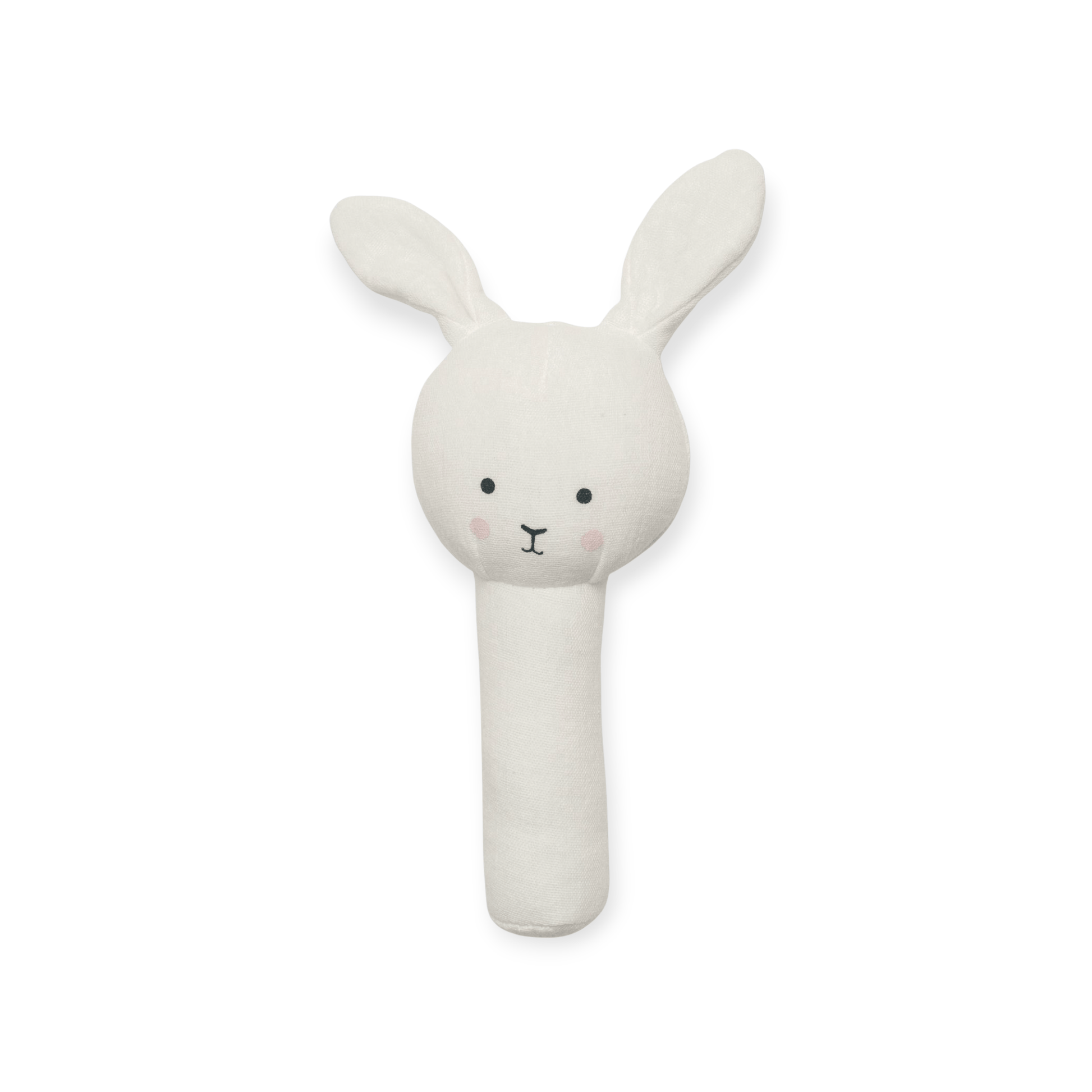 JABADABADO Babyrassel "Hase" weiss - Siliblu Boutique & Atelier