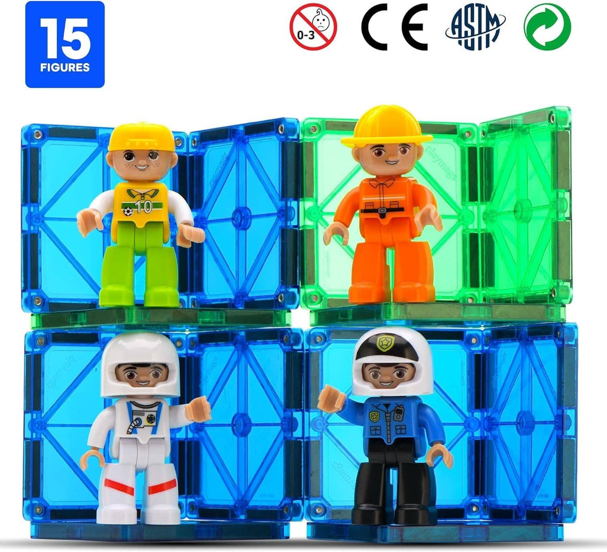 Jumbo Magnetfiguren 15 Stück - Siliblu Boutique &amp; Atelier