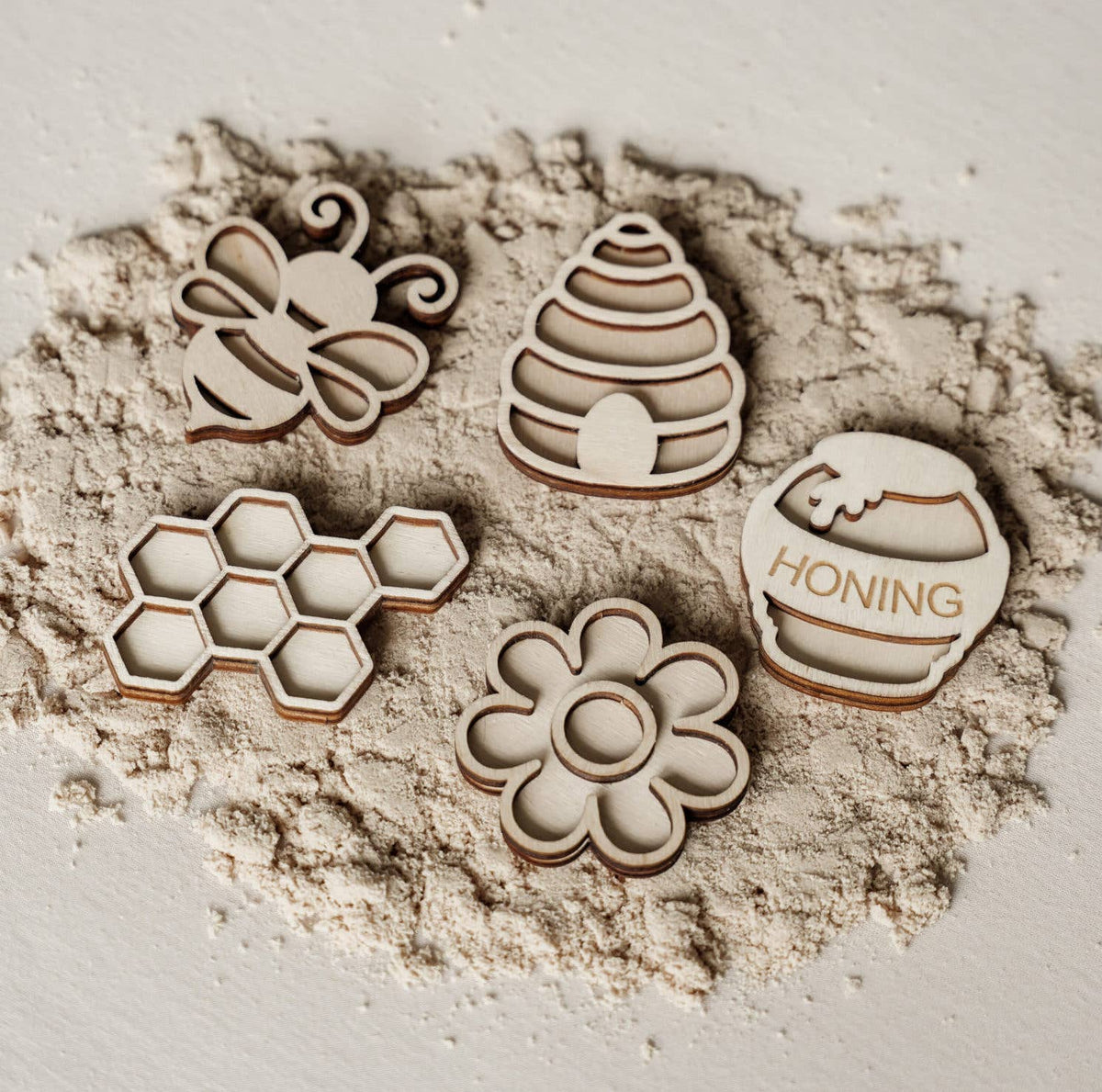 Kleine Fülltablet-Set | Honig 5-teilig - Siliblu Boutique & Atelier