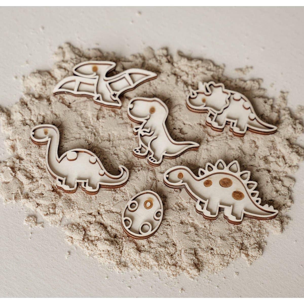 Kleine Fülltablett-Set | Dinos 6-teilig - Siliblu Boutique &amp; Atelier