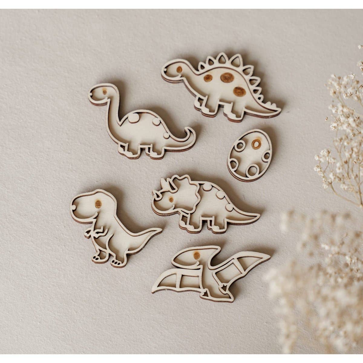 Kleine Fülltablett-Set | Dinos 6-teilig - Siliblu Boutique & Atelier