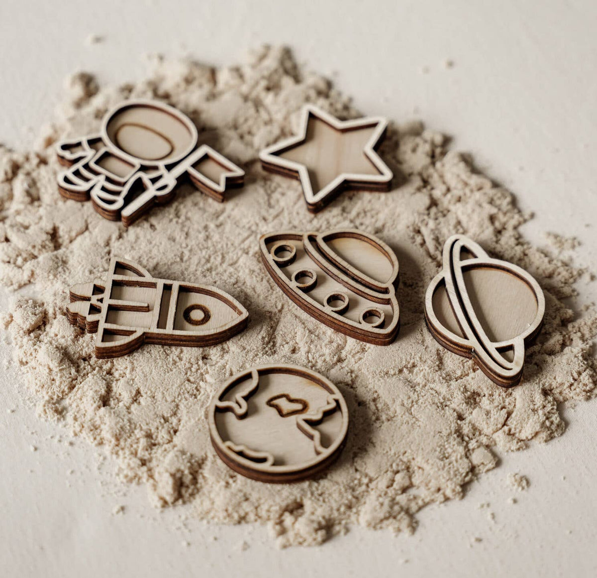 Kleine Fülltablett-Set | Weltraum 5-teilig - Siliblu Boutique &amp; Atelier