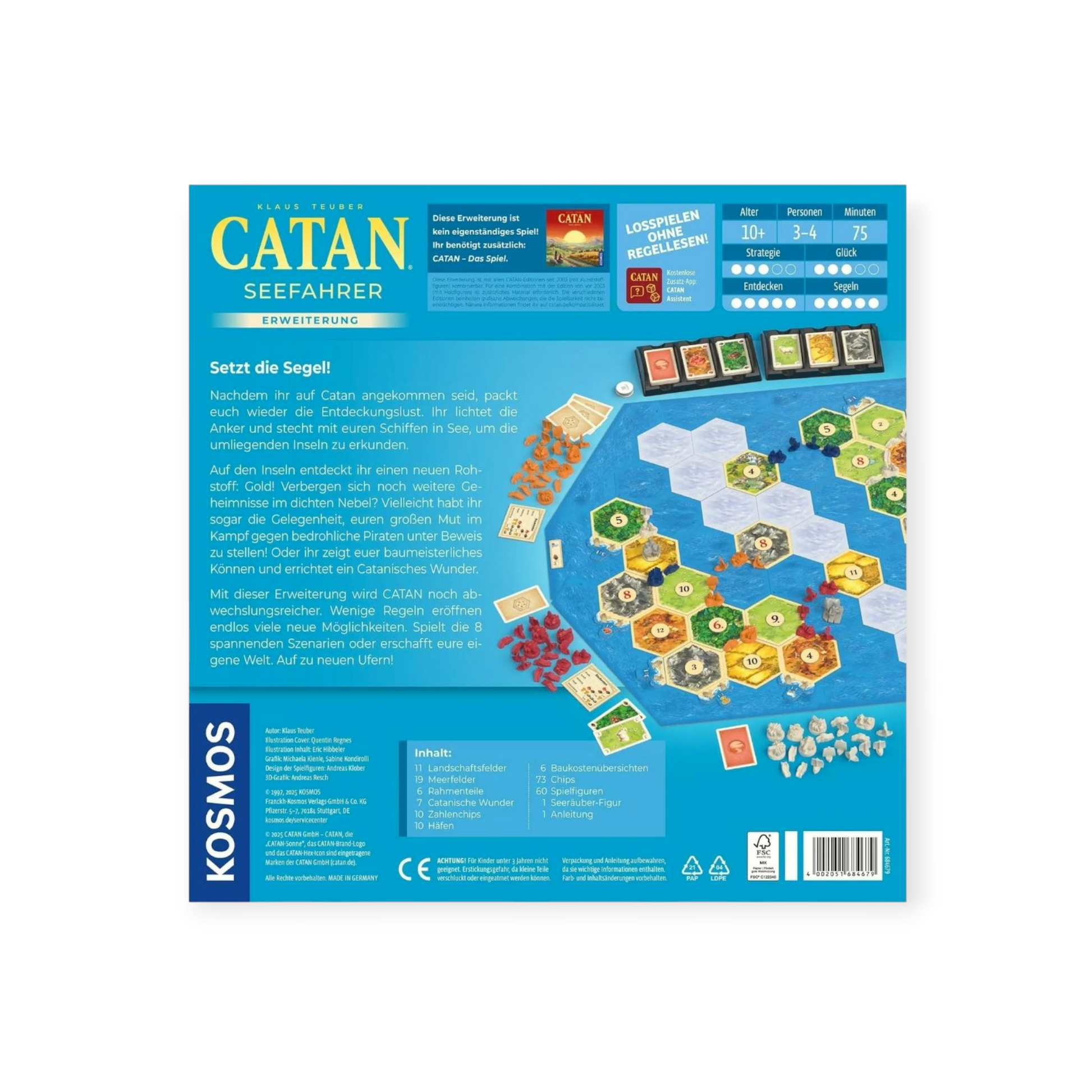 KOSMOS CATAN Seefahrer - Erweiterung - Siliblu Boutique & Atelier