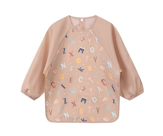 Lätzchen mit Ärmeln- Buchstaben - Siliblu Boutique & Atelier