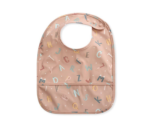 Lätzchen mit Krümelfänger - Buchstaben - Siliblu Boutique & Atelier