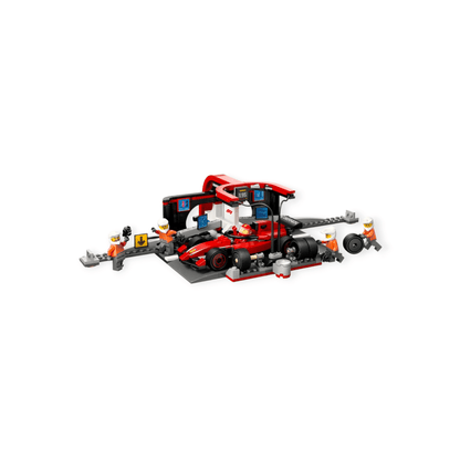 LEGO City - F1 Boxenstopp mit Boxencrew und Ferrari Flitzer 322tlg - Siliblu Boutique &amp; Atelier