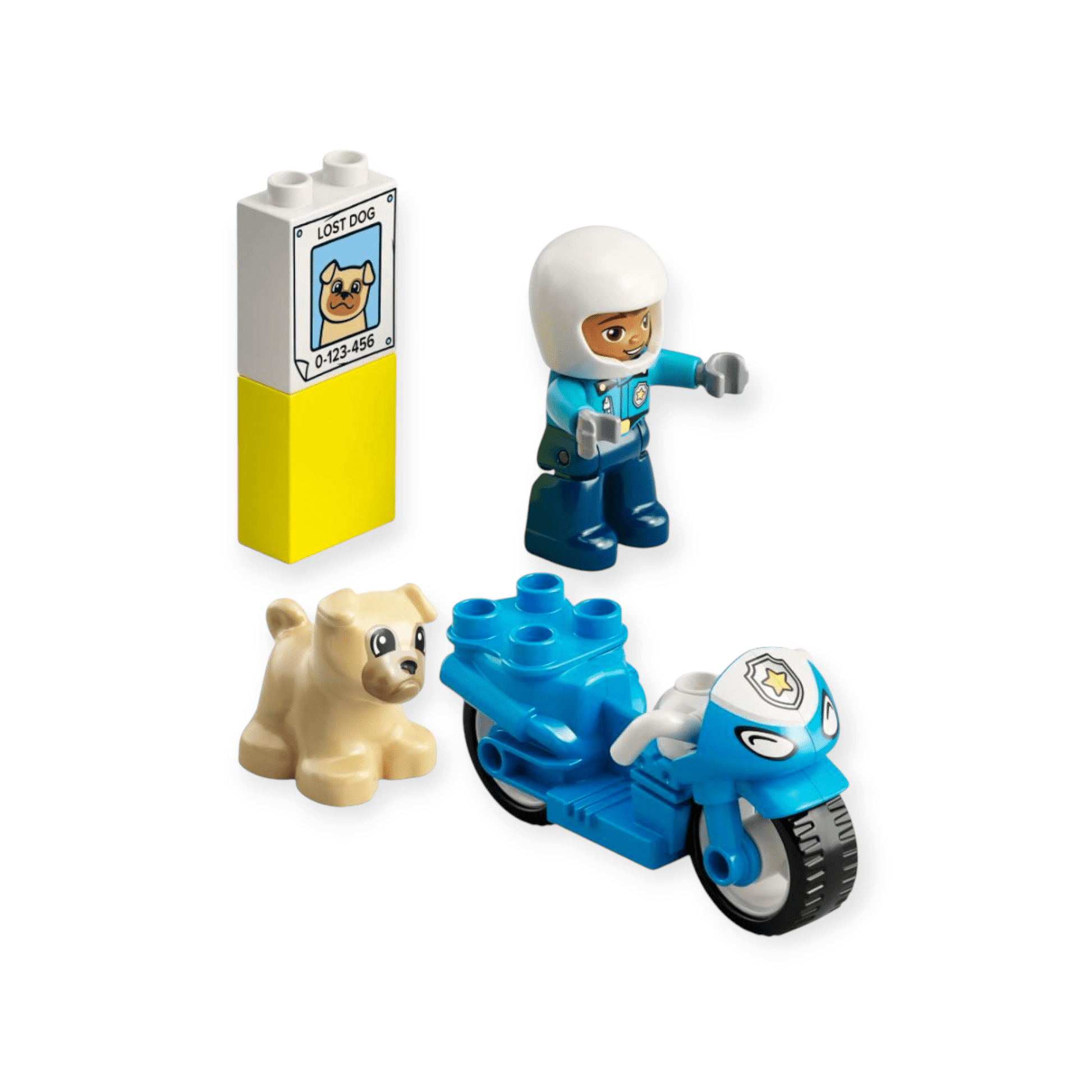 LEGO Duplo - Polizeimotorrad 5tlg - Siliblu Boutique & Atelier