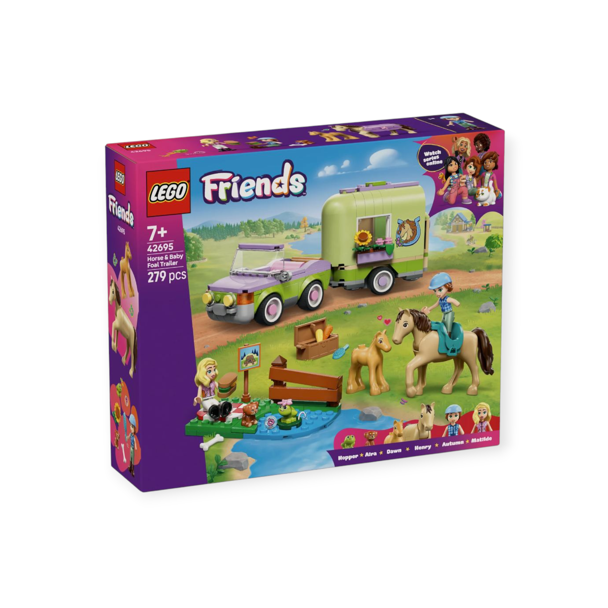 LEGO Friends - Pferd und Fohlen mit Pferdeanhänger 279tlg - Siliblu Boutique & Atelier