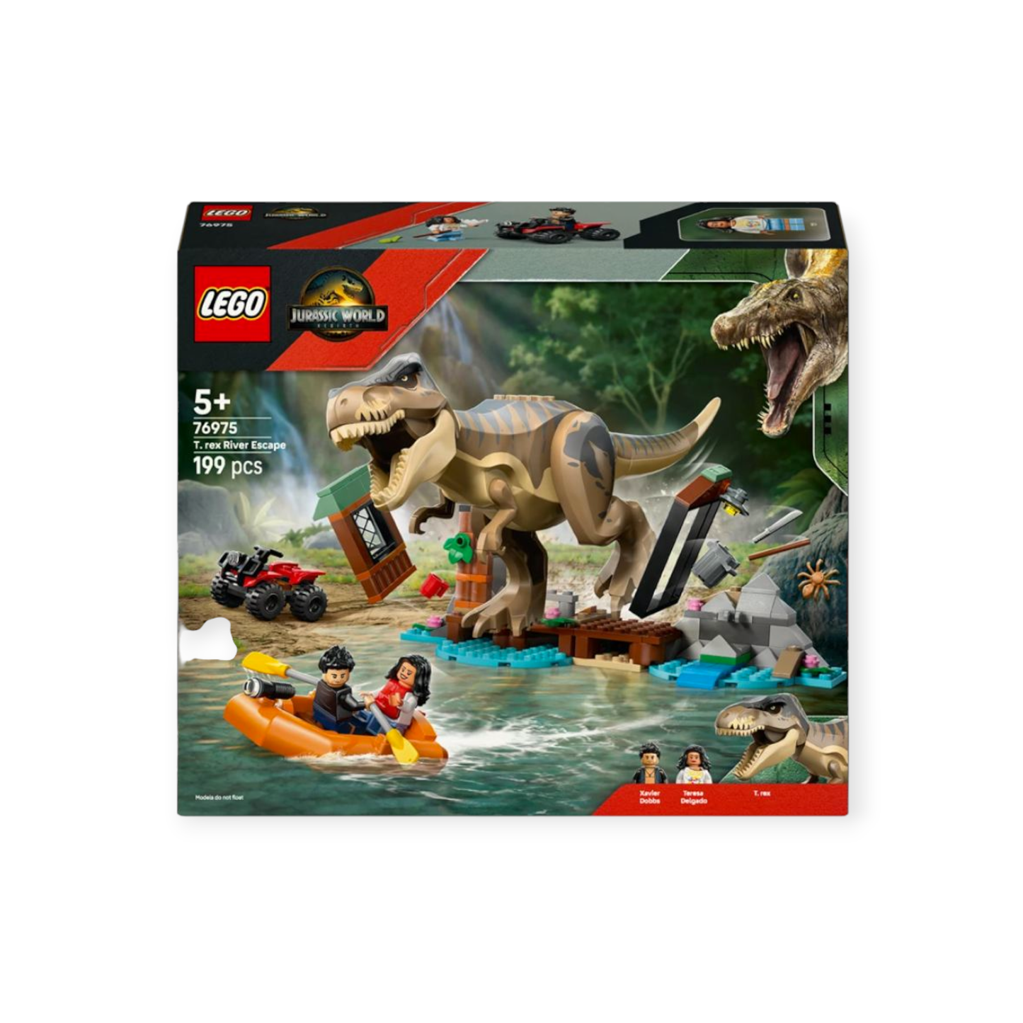 LEGO Jurassic World - Flucht vor dem T - Rex 199tlg - Siliblu Boutique & Atelier