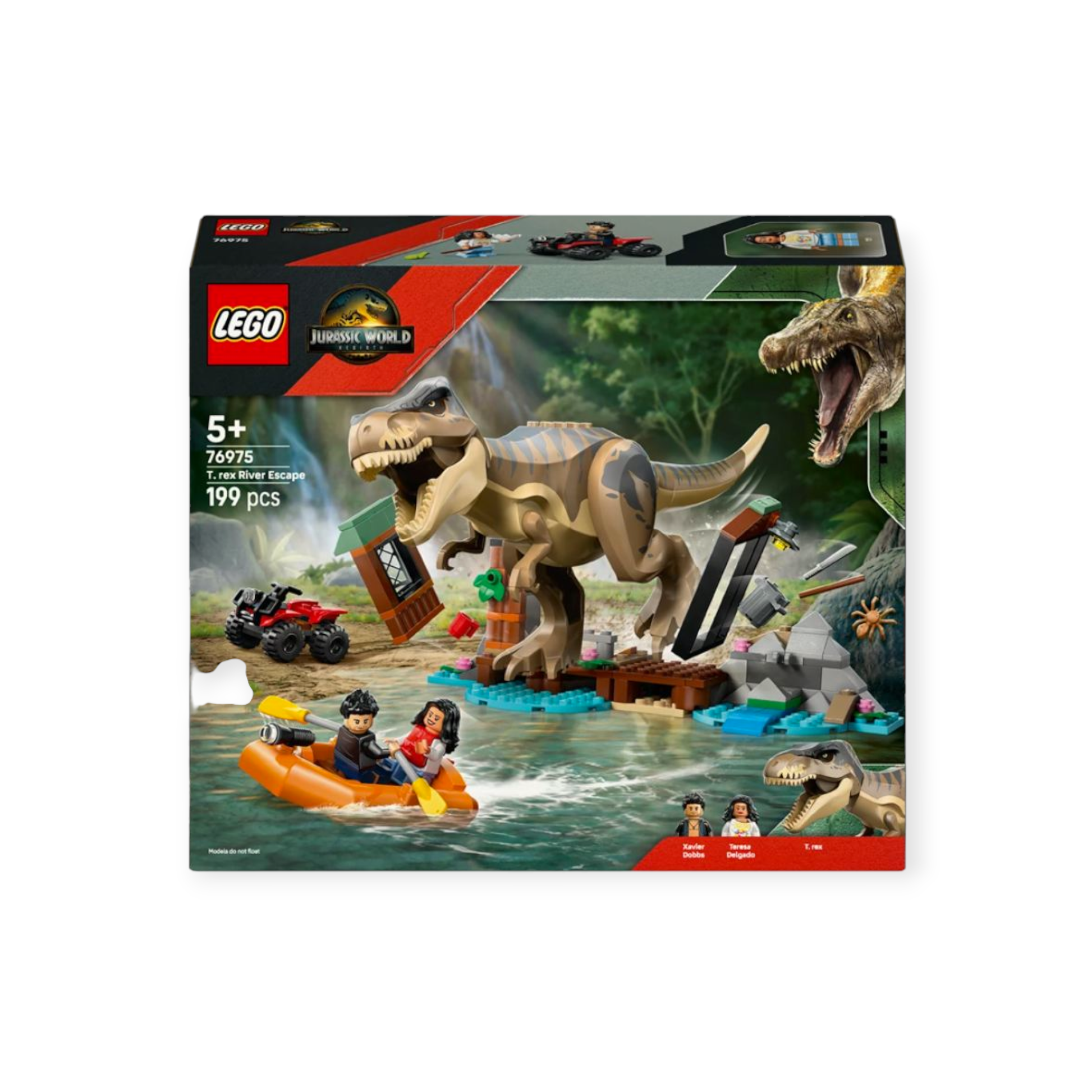 LEGO Jurassic World - Flucht vor dem T - Rex 199tlg - Siliblu Boutique & Atelier