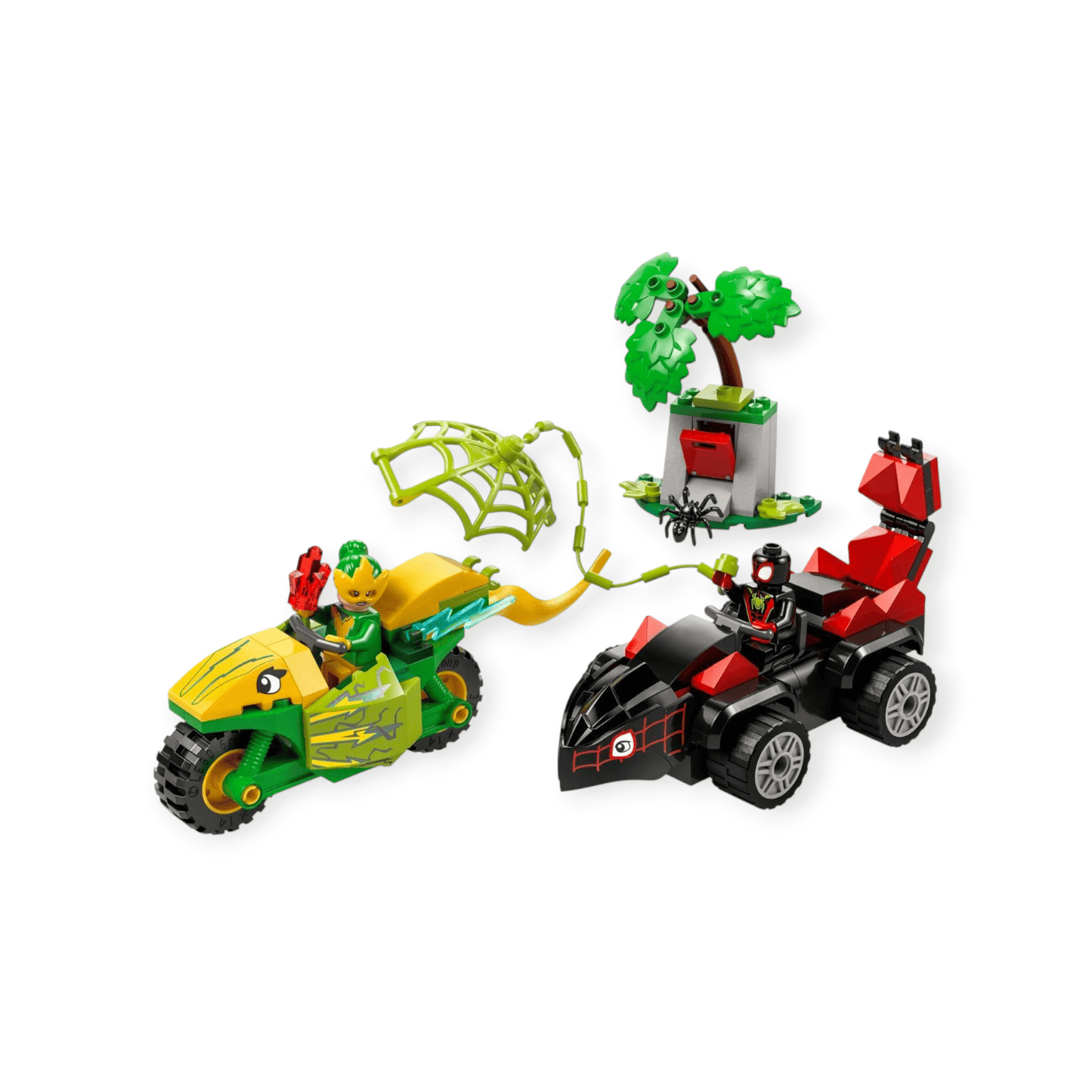 LEGO Marvel - Actionspass mit Spin und Electro in ihren Dino - Flitzern - Lego Spidey 124tlg - Siliblu Boutique & Atelier
