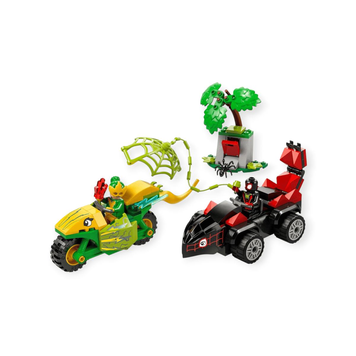 LEGO Marvel - Actionspass mit Spin und Electro in ihren Dino - Flitzern - Lego Spidey 124tlg - Siliblu Boutique &amp; Atelier