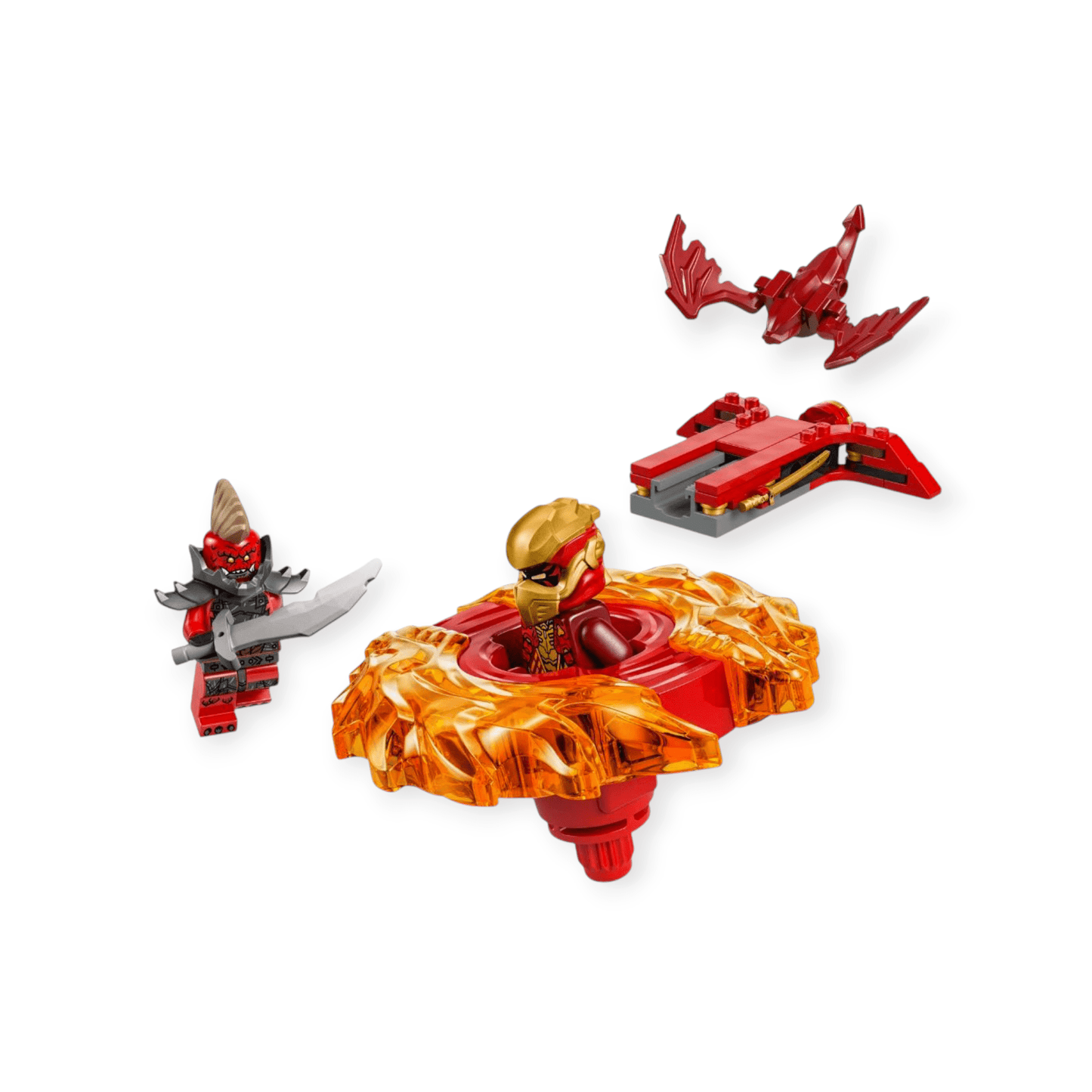 LEGO Ninjago - Kais Drachen Spinjitzu - Spinner 54tlg - Siliblu Boutique & Atelier