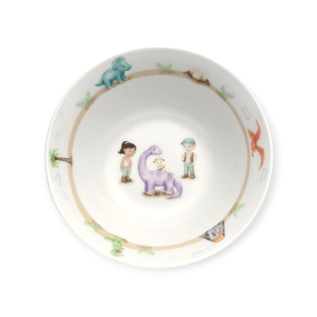 Leonardo Kindergeschirrset Avventura 3 - teilig, Dinosaurier - Siliblu Boutique &amp; Atelier