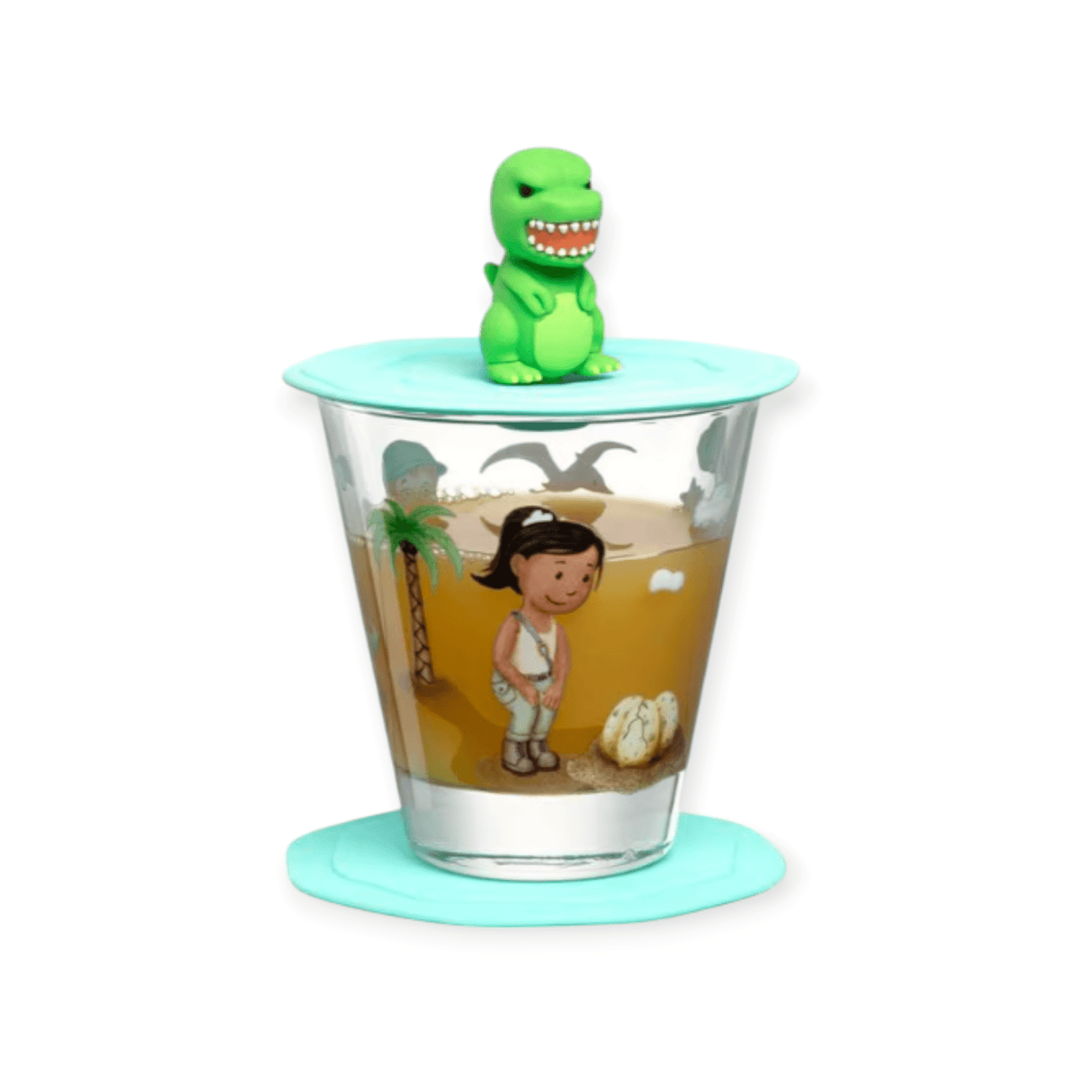Leonardo Kindertrinkglas Avventura 215 ml, 3 - teilig, Dinosaurier - Siliblu Boutique &amp; Atelier