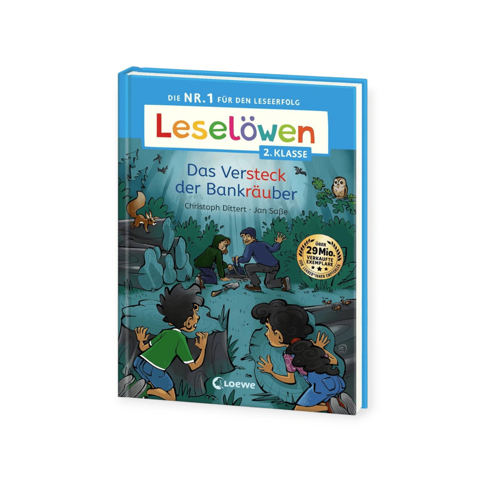 Leselöwen 2. Klasse - Das Versteck der Bankräuber - Siliblu Boutique & Atelier