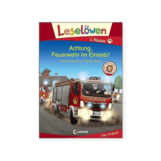 Leselöwen 1. Klasse - Achtung, Feuerwehr im Einsatz! - Siliblu Boutique & Atelier