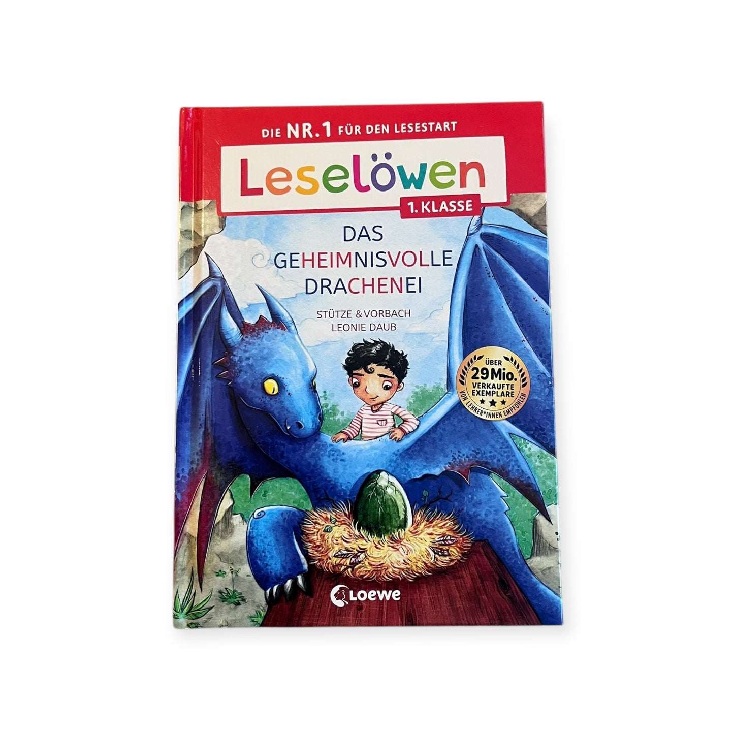 Leselöwen 1. Klasse - Das geheimnisvolle Drachenei (Großbuchstabenausgabe) - Siliblu Boutique & Atelier