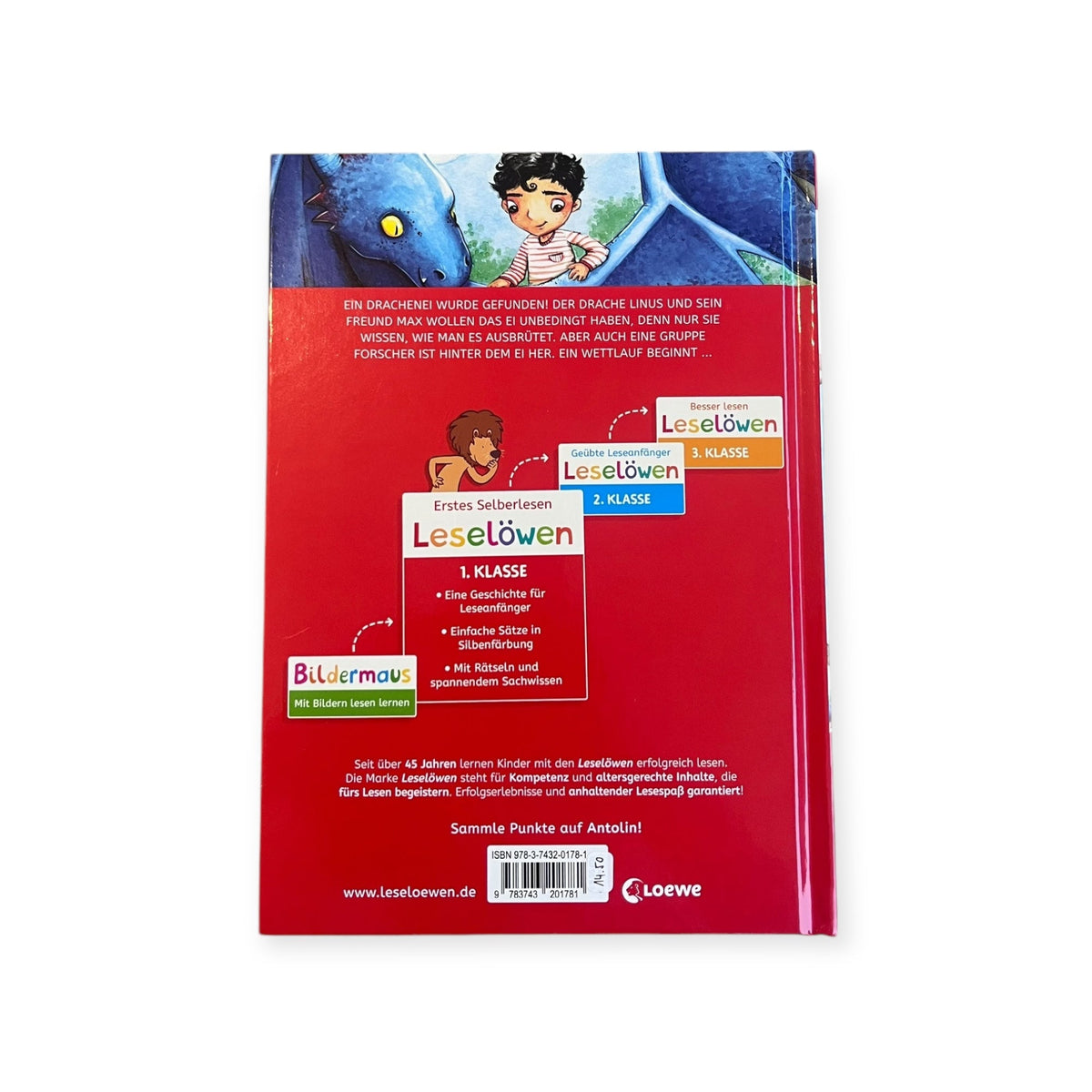 Leselöwen 1. Klasse - Das geheimnisvolle Drachenei (Großbuchstabenausgabe) - Siliblu Boutique &amp; Atelier