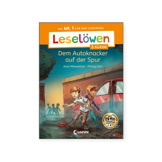 Leselöwen 3. Klasse - Dem Autoknacker auf der Spur - Siliblu Boutique & Atelier