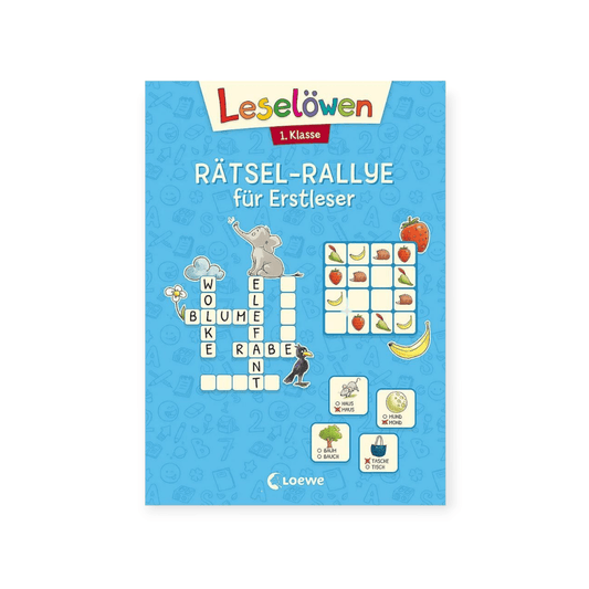 Leselöwen Rätsel - Rallye für Erstleser - 1. Klasse - Siliblu Boutique & Atelier