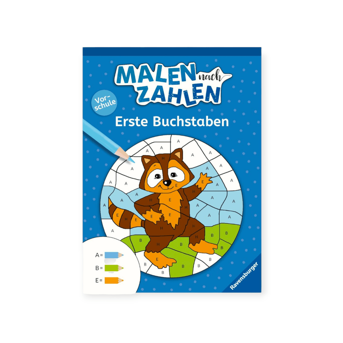 Malen nach Zahlen, Vorschule: Erste Buchstaben - Siliblu Boutique &amp; Atelier