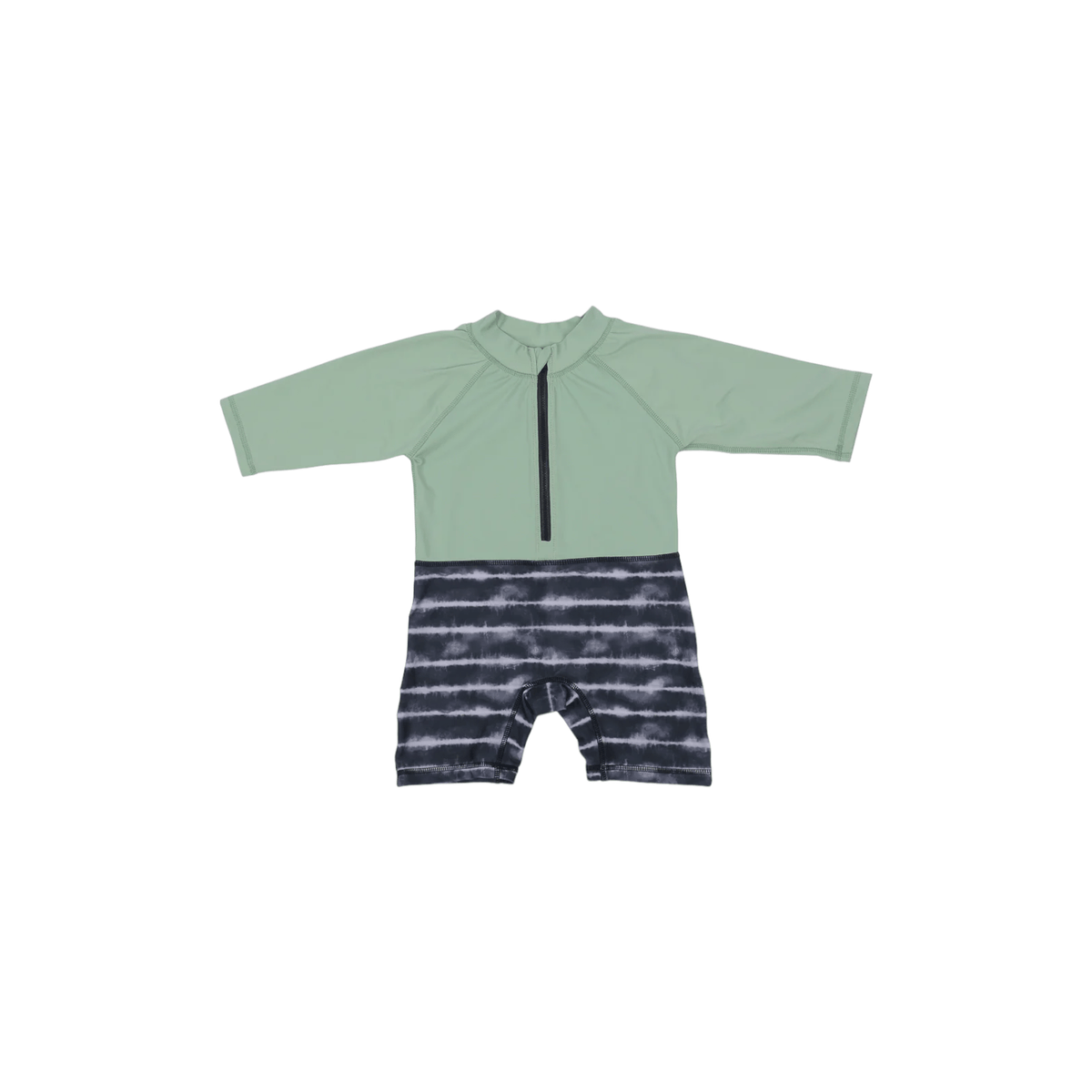 MALIA Baby Badeanzug "Mint &amp; Black Stone" - Siliblu Boutique &amp; Atelier
