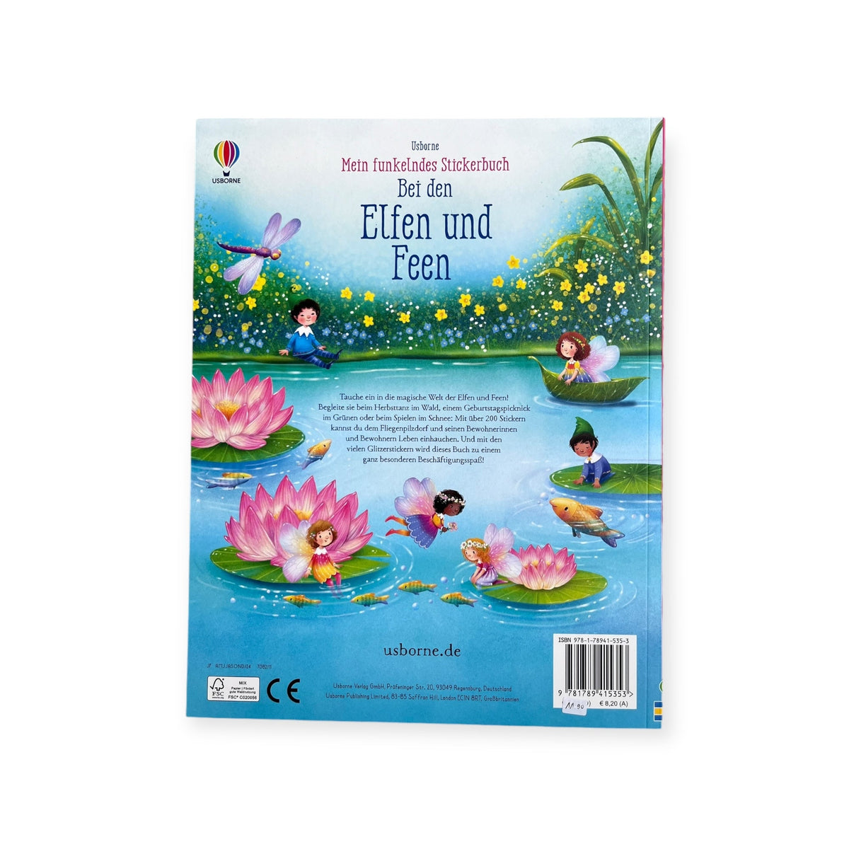 Mein funkelndes Stickerbuch: Bei den Elfen und Feen - Siliblu Boutique &amp; Atelier