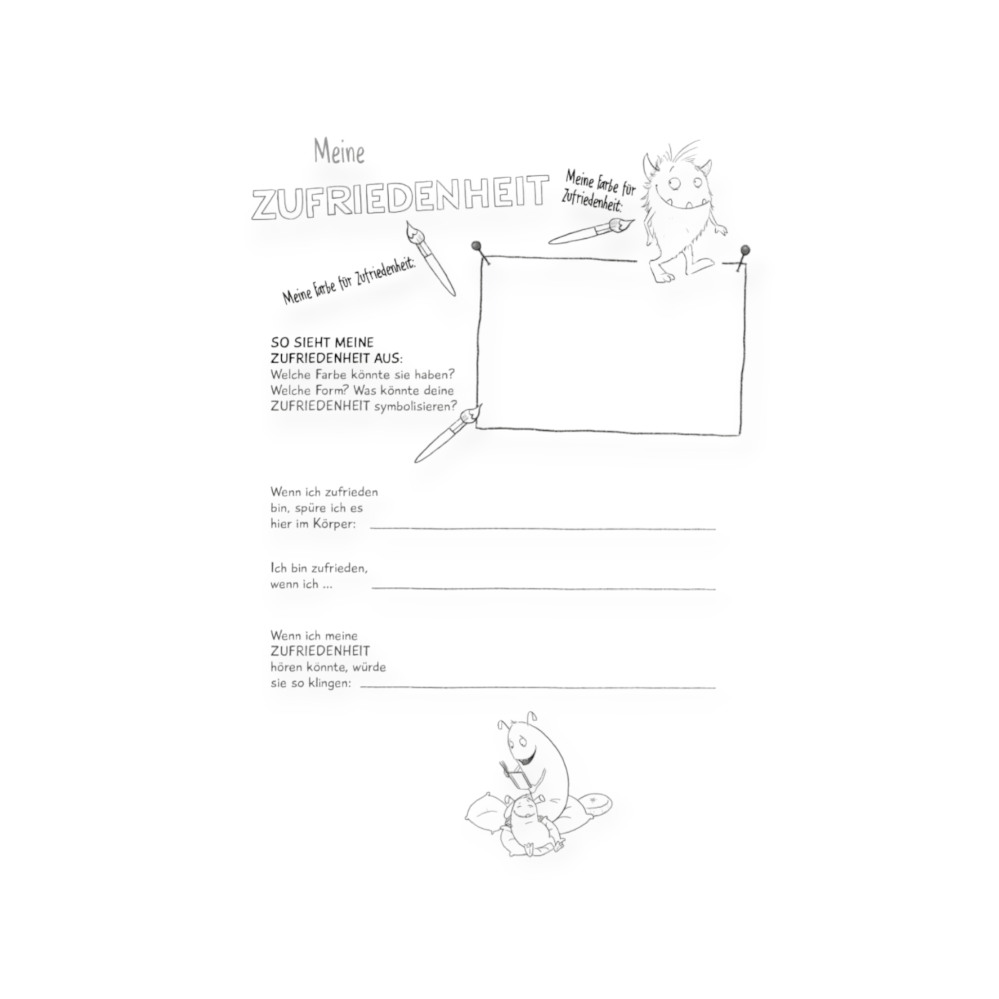 Mein Gefühle - Heft. Ausmalen, Ausfüllen und Dampf ablassen mit Eddie - Siliblu Boutique & Atelier