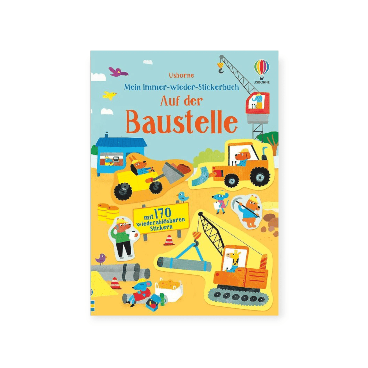 Mein Immer - wieder - Stickerbuch: Auf der Baustelle - Siliblu Boutique &amp; Atelier