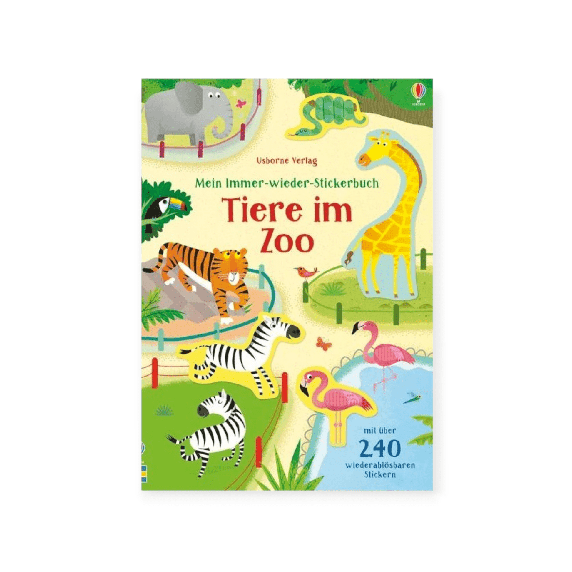 Mein Immer - wieder - Stickerbuch: Tiere im Zoo - Siliblu Boutique & Atelier