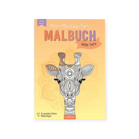 Mein Mandala - Tier - Malbuch - Wilde Tiere - Siliblu Boutique & Atelier