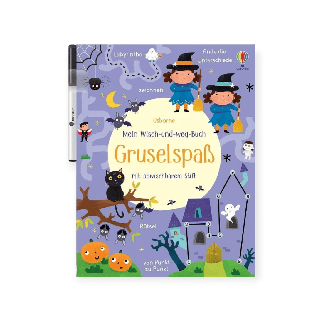Mein Wisch - und - weg - Buch: Gruselspass - Siliblu Boutique &amp; Atelier