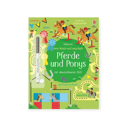 Mein Wisch - und - weg - Buch: Pferde und Ponys - Siliblu Boutique & Atelier