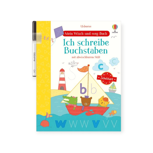 Mein Wisch - und - weg - Buch Schulstart: Ich schreibe Buchstaben - Siliblu Boutique & Atelier