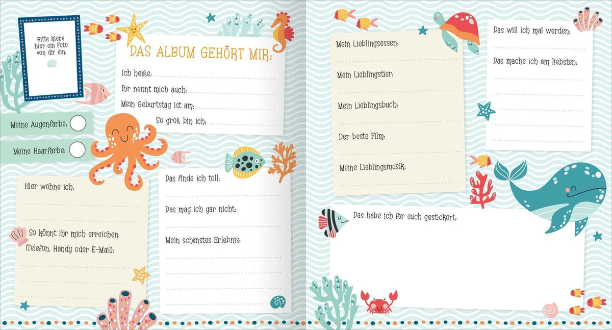 Meine ersten Freunde (Aquarell - Optik) - Siliblu Boutique &amp; Atelier