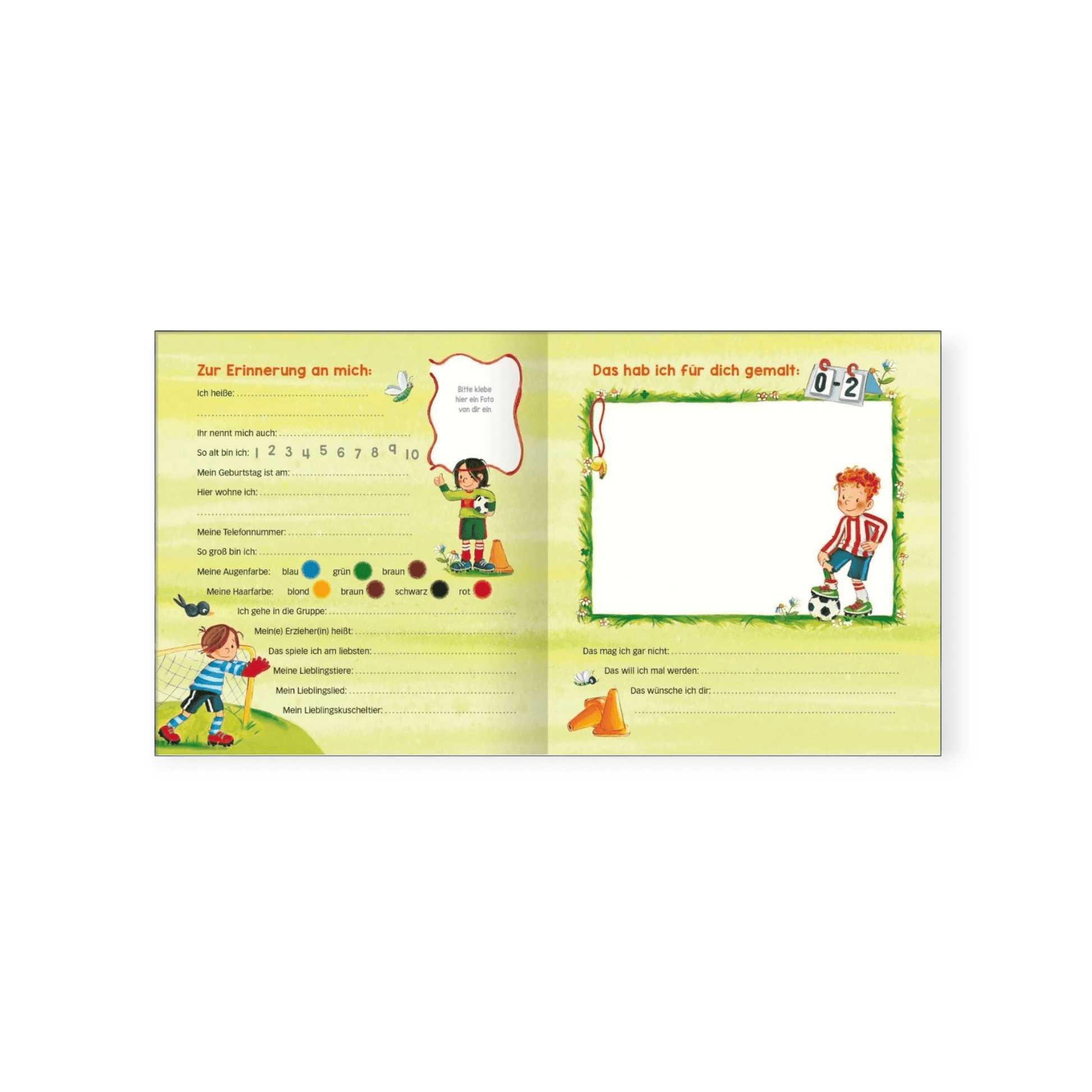 Meine Kindergarten - Freunde "Fussball" - Siliblu Boutique & Atelier