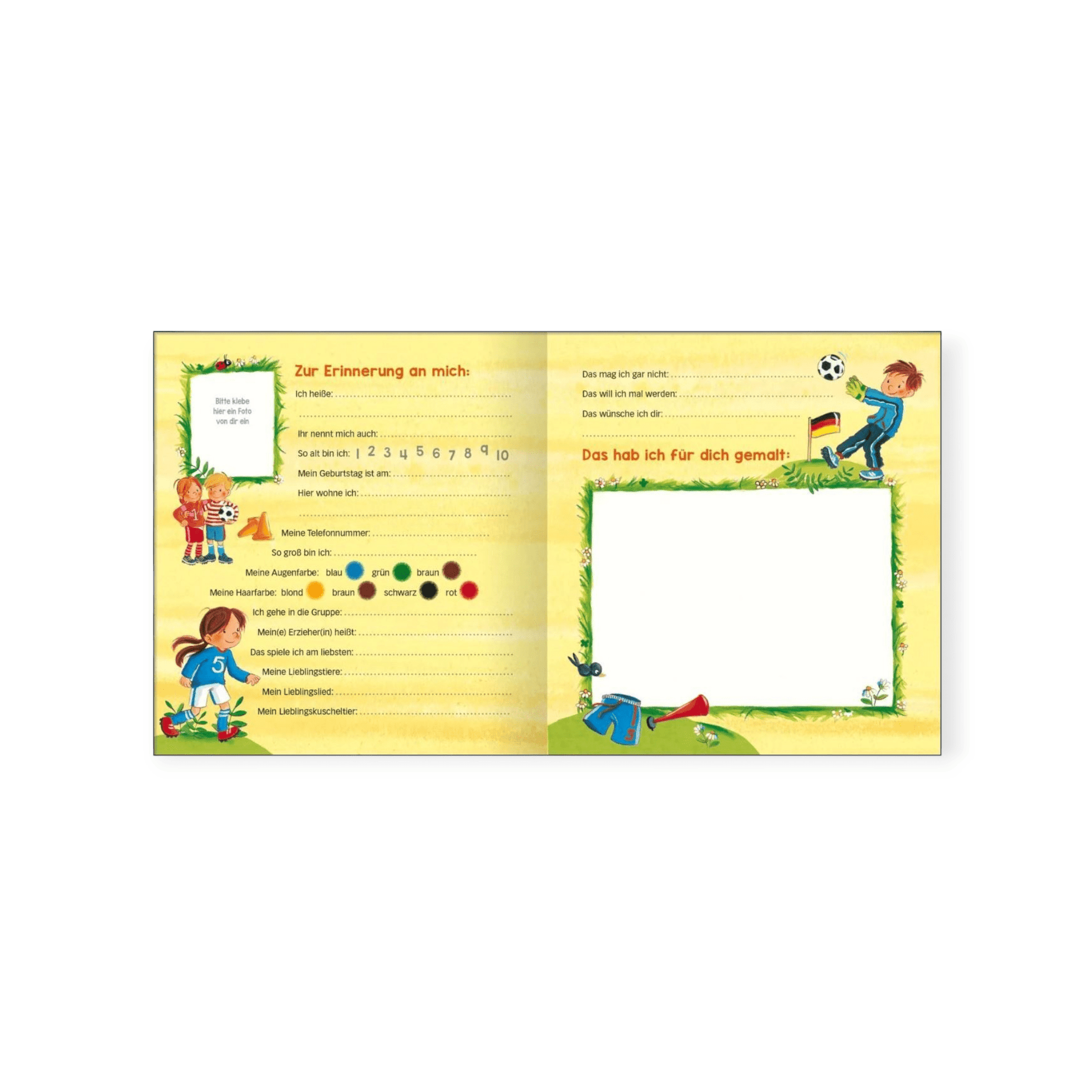 Meine Kindergarten - Freunde "Fussball" - Siliblu Boutique & Atelier
