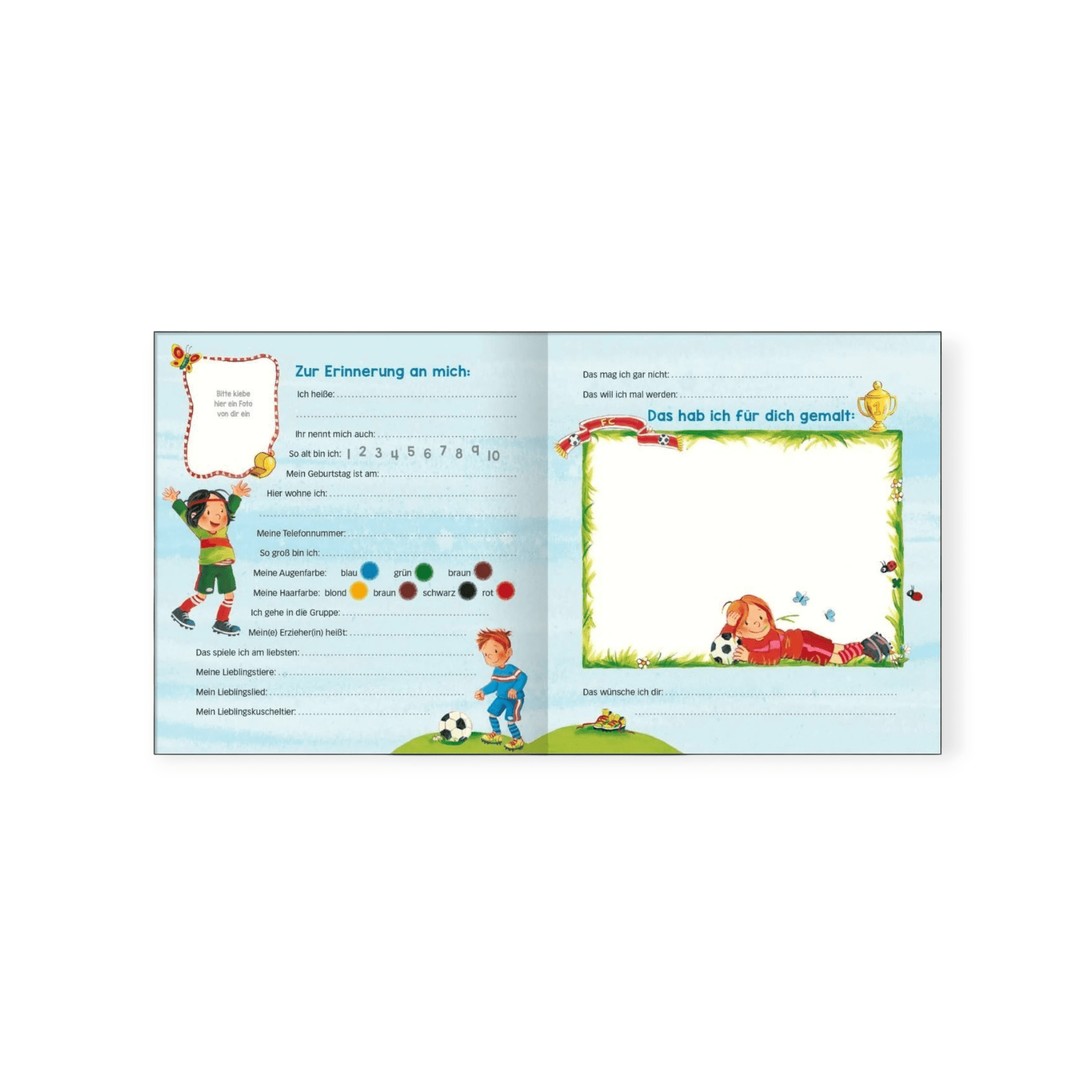 Meine Kindergarten - Freunde "Fussball" - Siliblu Boutique & Atelier