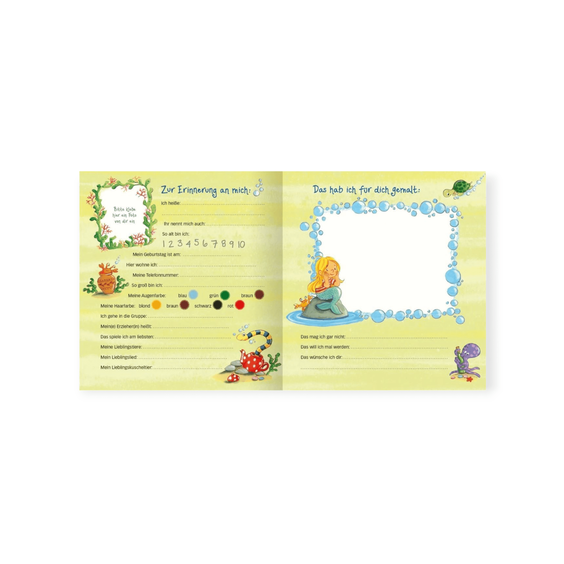 Meine Kindergarten - Freunde "Meerjungfrau" - Siliblu Boutique & Atelier