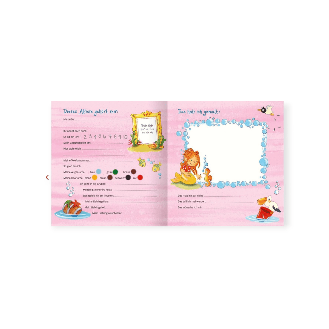 Meine Kindergarten - Freunde "Meerjungfrau" - Siliblu Boutique &amp; Atelier