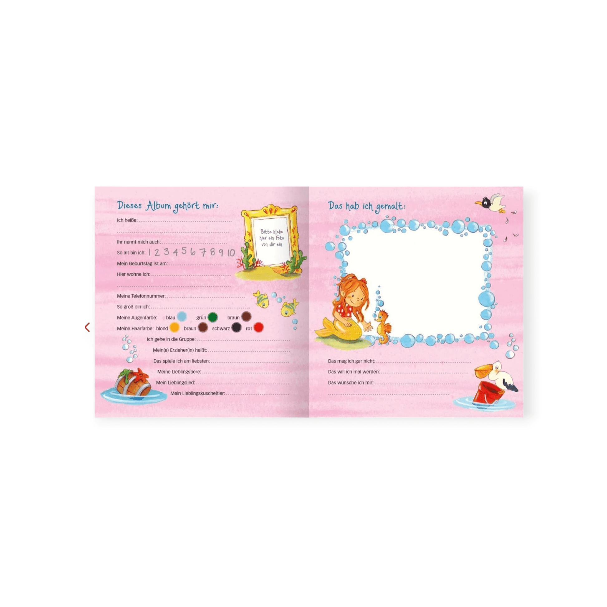 Meine Kindergarten - Freunde "Meerjungfrau" - Siliblu Boutique & Atelier