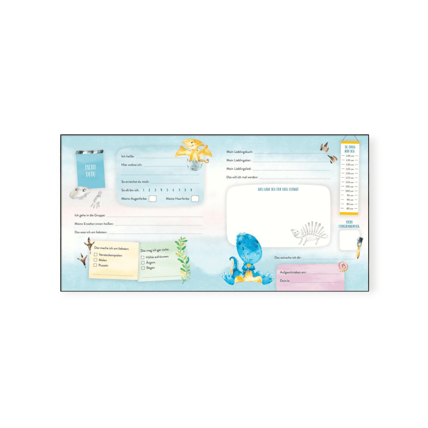 Meine Kindergartenfreunde - Dinosaurier - Siliblu Boutique & Atelier