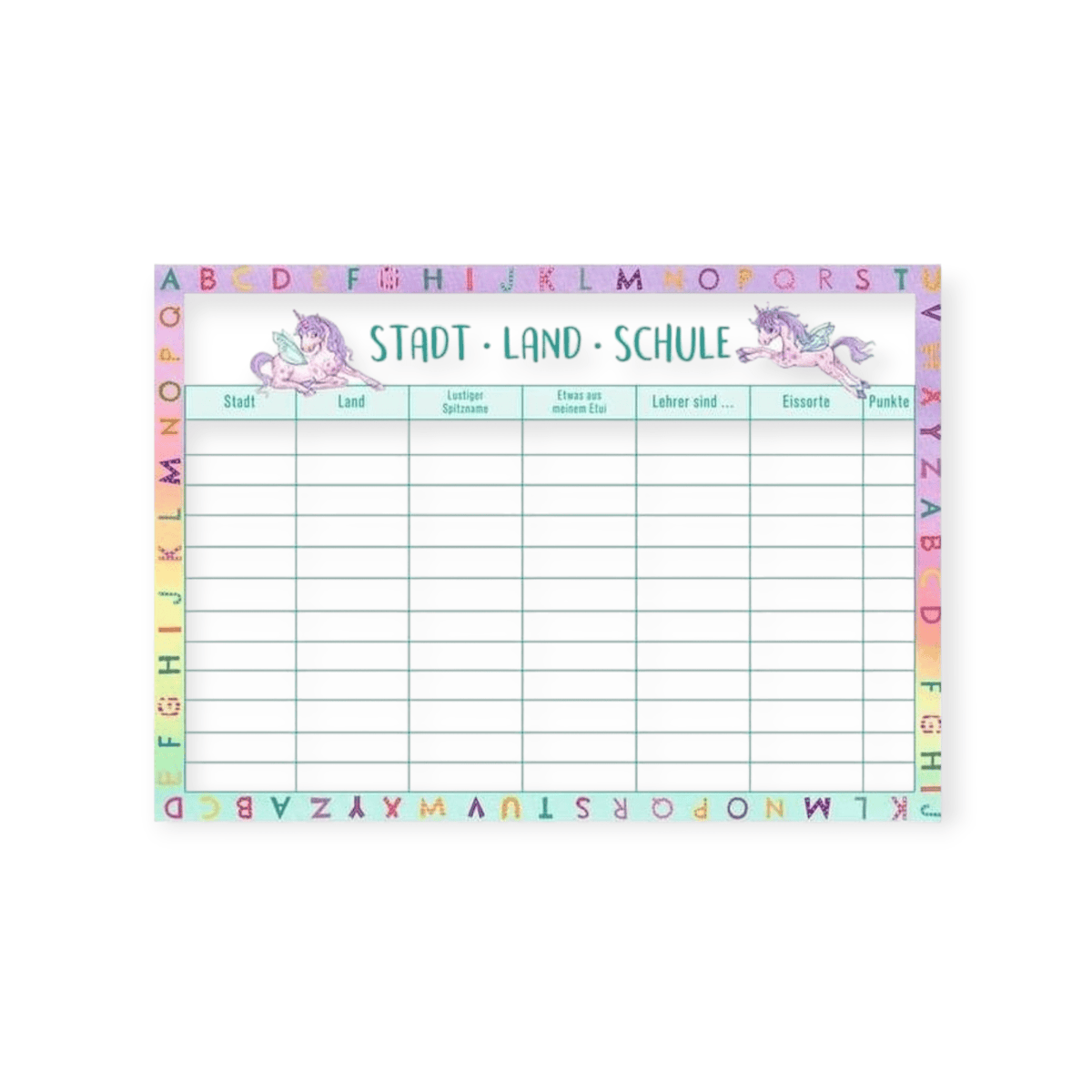 Meine superschlaue Einhorn Schulstart - Box (Einhorn - Paradies) - Siliblu Boutique &amp; Atelier