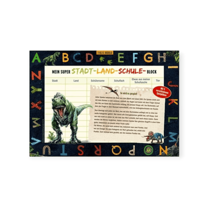 Meine superschlaue saurierstarke Schulstart - Box (T - Rex World) - Siliblu Boutique &amp; Atelier