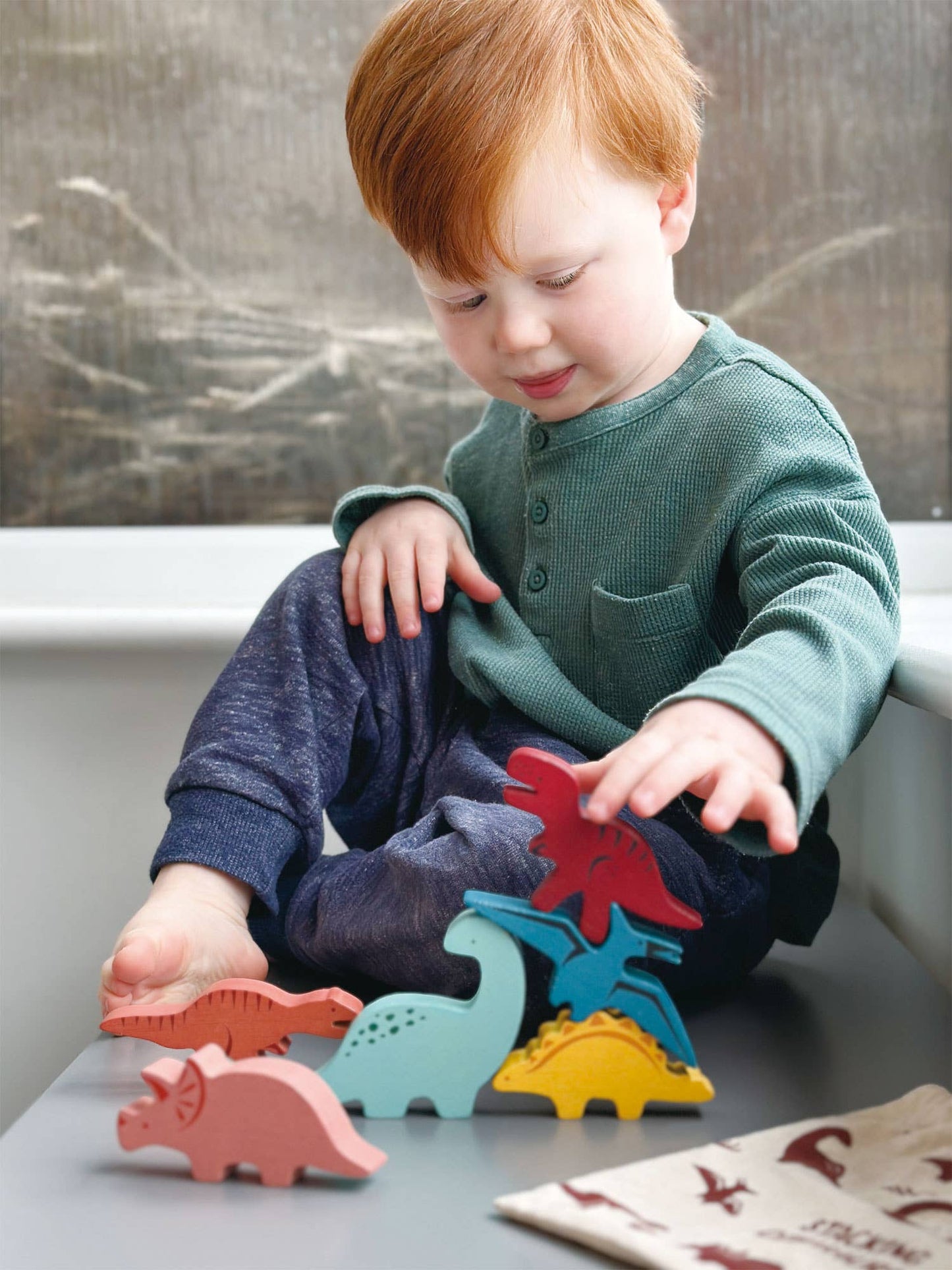 mentari fröhliche Stapeldinosaurier - Siliblu Boutique & Atelier