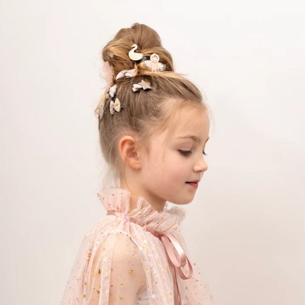 Mimi & Lula Mini Prima ballerina bow mini clips - Siliblu Boutique & Atelier