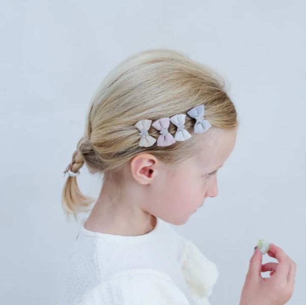 Mimi & Lula Mini Prima ballerina bow mini clips - Siliblu Boutique & Atelier