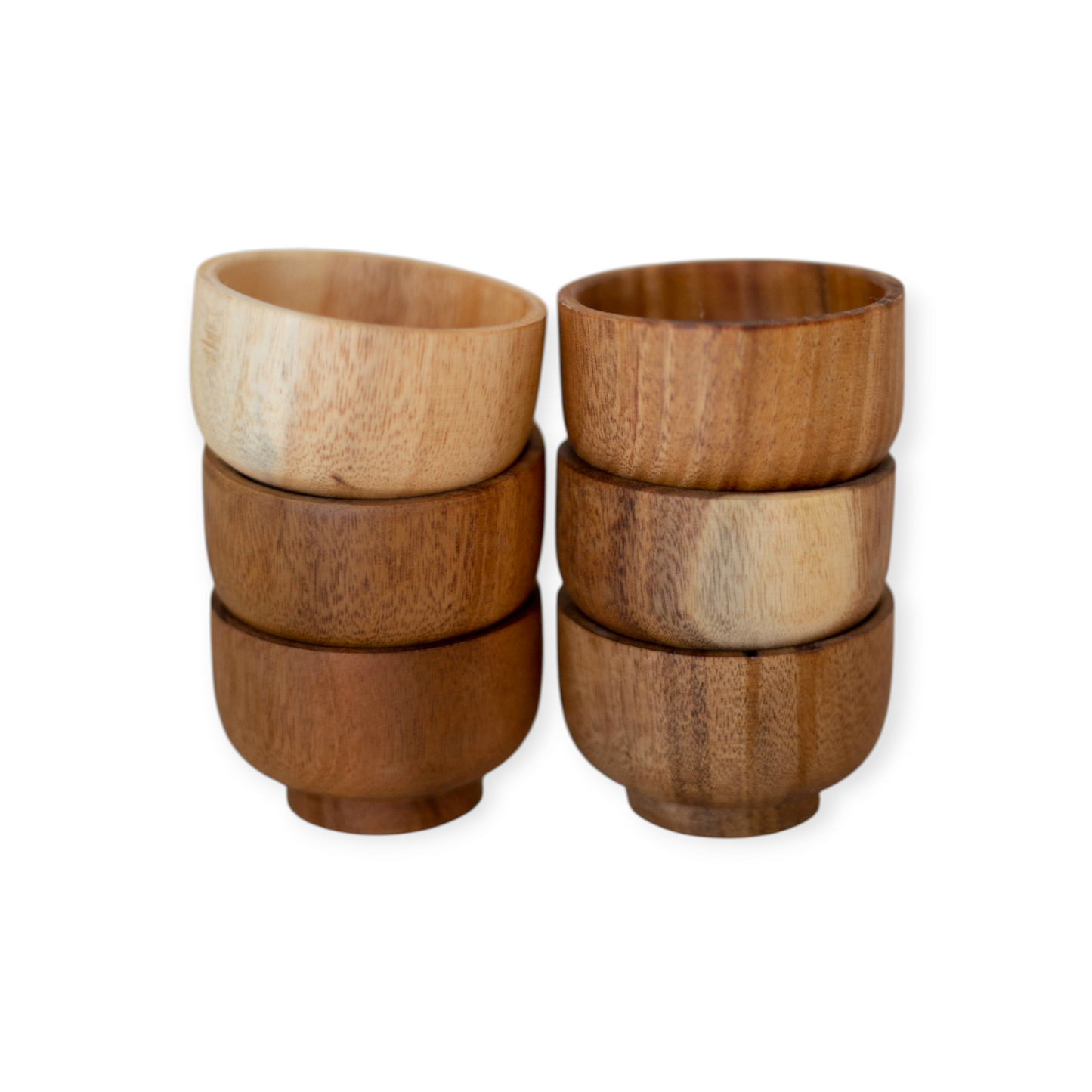Mini Holzschalen-Set, 6-teilig / Sensoryplay