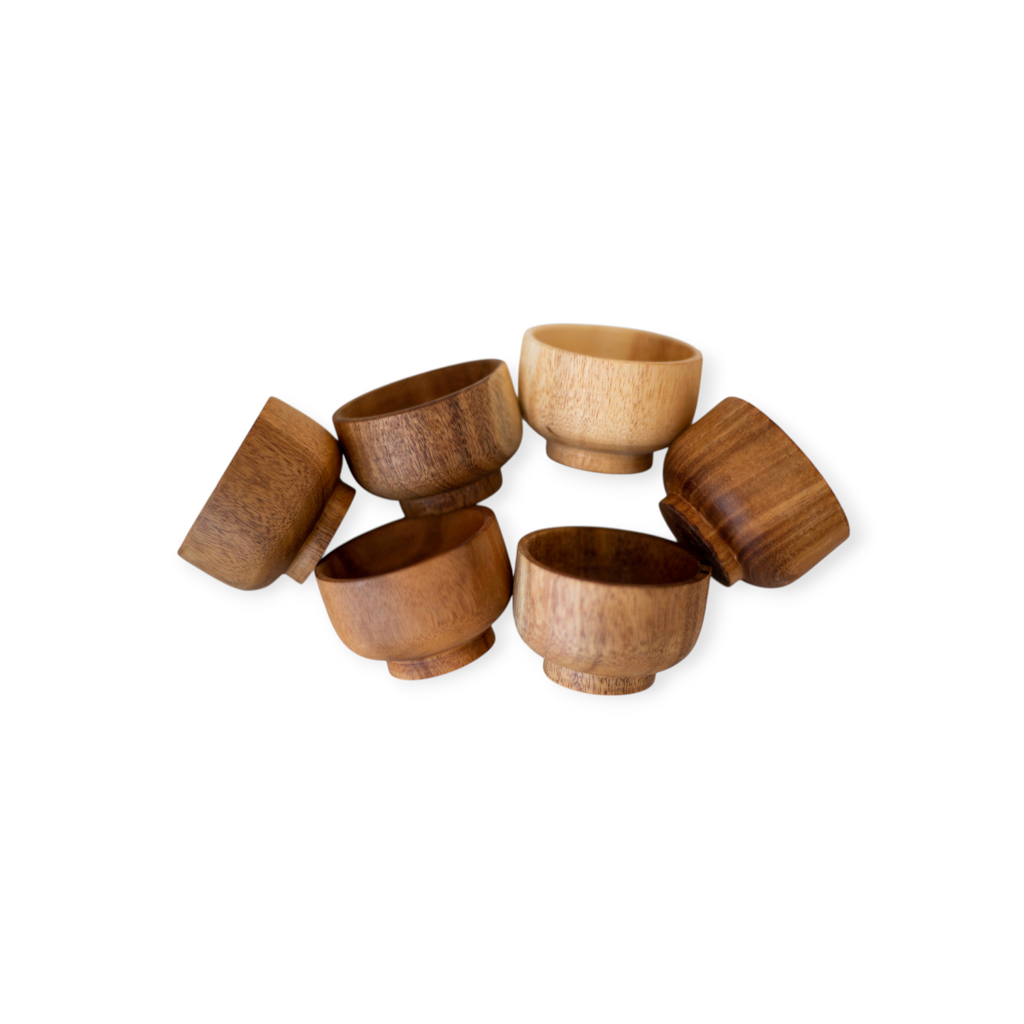 Mini Holzschalen-Set, 6-teilig / Sensoryplay